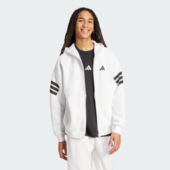Jaqueta de Moletom com Capuz adidas Zíper Três Listras Future Icons - Masculina - Foto 4