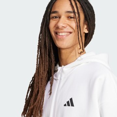 Jaqueta de Moletom com Capuz adidas Zíper Três Listras Future Icons - Masculina - Foto 5