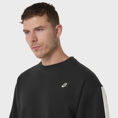 Blusão Moletom ASICS Heritage Crew-Neck Masculino - Foto 4