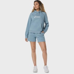 Shorts ASICS Logo Fleece 5In Feminino - Foto 6