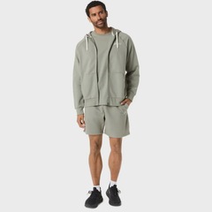 Blusa ASICS Logo Fleece Full Zip Hoodie Masculino - Foto 8