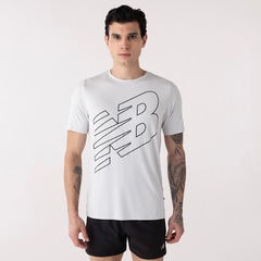 Camiseta New Balance Logo Performance Masculina - Foto 1