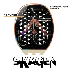 Raquete Beach Tennis Skagen Alma Genius 3K - Foto 5