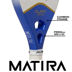 Raquete Beach Tennis Matira Alma Genius1K - Foto 6