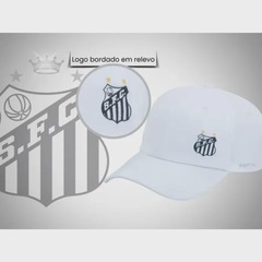 Boné do Santos Escudo Licenciado Aba Curva - Adulto - Foto 5