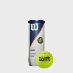 Bola de Tênis Wilson Roland Garros All Court Tubo com 3 - Foto 4