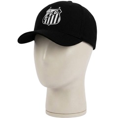 Boné Aba Curva do Santos Torcedor Escudo Frontal Snapback - Foto 5