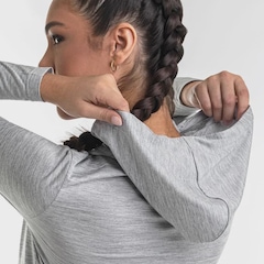 Jaqueta de Treino Mizuno Mescla Selene Feminino - Foto 6