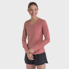 Camiseta Manga Longa de Corrida Mizuno Pro UV +50 Feminino - Foto 2