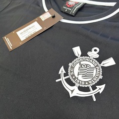 Camisa do Corinthians Arte Dark Braziline - Feminina - Foto 3