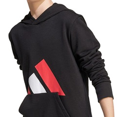 Blusão adidas Com Capuz Big Logo - Infantil - Foto 3