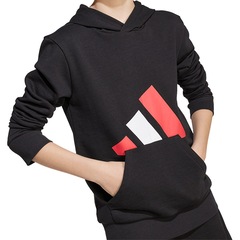 Blusão adidas Com Capuz Big Logo - Infantil - Foto 4