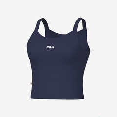 Camiseta Regata Feminina Ribbed Letter Fila - Foto 1