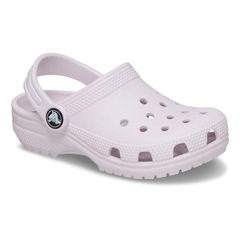 Sandália Crocs Classic Clog T Grape Ice Infantil - Foto 2