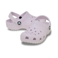 Sandália Crocs Classic Clog T Grape Ice Infantil - Foto 3