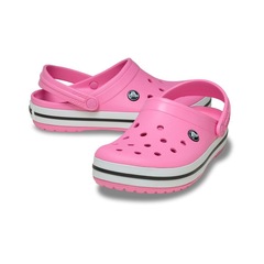 Sandália Unissex Crocs Crocband Clog Pink Lemonade - Foto 3