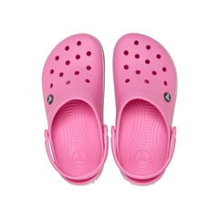 Sandália Unissex Crocs Crocband Clog Pink Lemonade - Foto 4