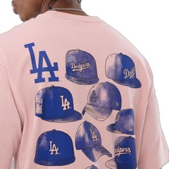 Camiseta New Era Regular Los Angeles Dodgers Masculina - Foto 7