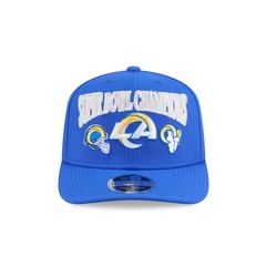 Bone Aba Pré-Curvada New Era 9SEVENTY Stretch Snap Los Angeles Rams Masculino - Foto 2