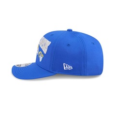 Bone Aba Pré-Curvada New Era 9SEVENTY Stretch Snap Los Angeles Rams Masculino - Foto 5