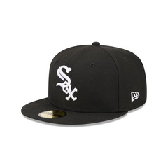 Bone Aba Reta New Era 59FIFTY Chicago White Sox Masculino - Foto 1