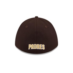 Boné Aba Curva New Era 39THIRTY MC AF San Diego Padres Masculino - Foto 4