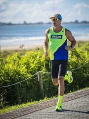 Óculos HUPI Sprint Preto Lente Dourado Espelhado - Foto 7