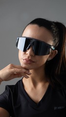 Óculos HUPI Sprint Cinza Lente Fumê - Foto 2