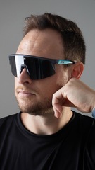 Óculos HUPI Sprint Cinza Lente Fumê - Foto 5