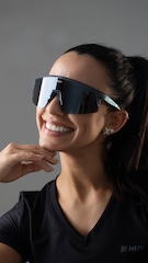 Óculos HUPI Sprint Cinza Lente Fumê - Foto 8