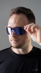 Óculos HUPI Nitro Roxo Lente Roxo Espelhado - Foto 9