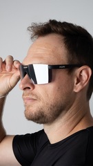 Óculos HUPI Nitro Lente Prata Espelhado - Foto 7