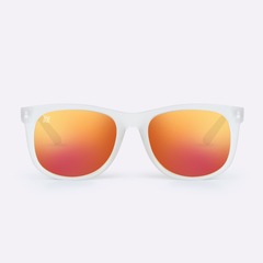 Óculos HUPI Hype Cristal Lente Vermelho Espelhado - Foto 2