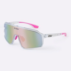 Óculos HUPI Edge Cristal Rosa Lente Rosa Espelhado - Foto 1