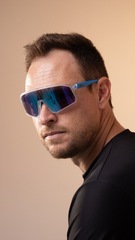 Óculos HUPI Edge Cristal Lente Azul Espelhado - Foto 10