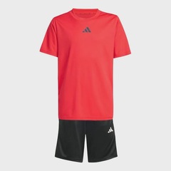 Conjunto Infantil Train Essentials Três Listras adidas - Foto 4