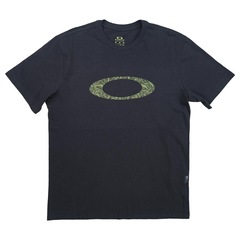 Camiseta Oakley Ellipse Motherboard SS Tee Blackout - Masculina - Foto 1