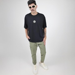 Camiseta Oakley Mad Lab Rubber Logo SS Tee Blackout - Masculina - Foto 4