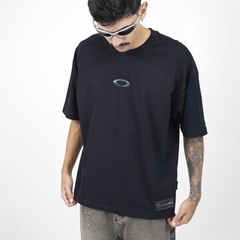 Camiseta Oakley Teeth Footprint SS Tee Blackout -  Masculina - Foto 2