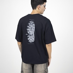 Camiseta Oakley Teeth Footprint SS Tee Blackout -  Masculina - Foto 6