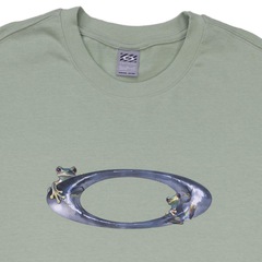 Camiseta Oakley Jupiter's Adventure SS Tee Eucalyptus - Masculina - Foto 3
