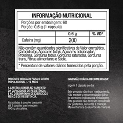 Cafeína Termogênico 60 Caps 100% Pura - Soldiers Nutrition - Foto 4