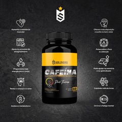 Cafeína Termogênico 60 Caps 100% Pura - Soldiers Nutrition - Foto 7