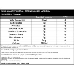 Cafeína Termogênico 60 Caps 100% Pura - Soldiers Nutrition - Foto 8