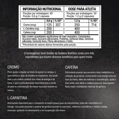 Termogênico Dark Cafeina 100% Importado - Soldiers Nutrition - Foto 2