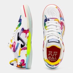 Chuteira de Futsal Adulto Joma Top Flex Graffiti - Foto 4