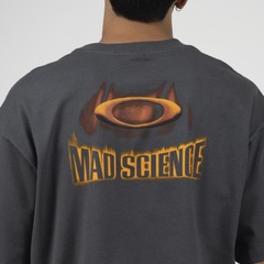 Camiseta Oakley Mad Science Logo SS Tee Dark Grey - Masculina - Foto 6