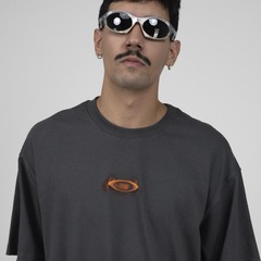 Camiseta Oakley Mad Science Logo SS Tee Dark Grey - Masculina - Foto 7