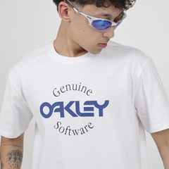 Camiseta Oakley B1B Software Logo SS Tee White - Foto 6
