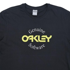 Camiseta Oakley B1B Software Logo SS Tee Blackout - Foto 2